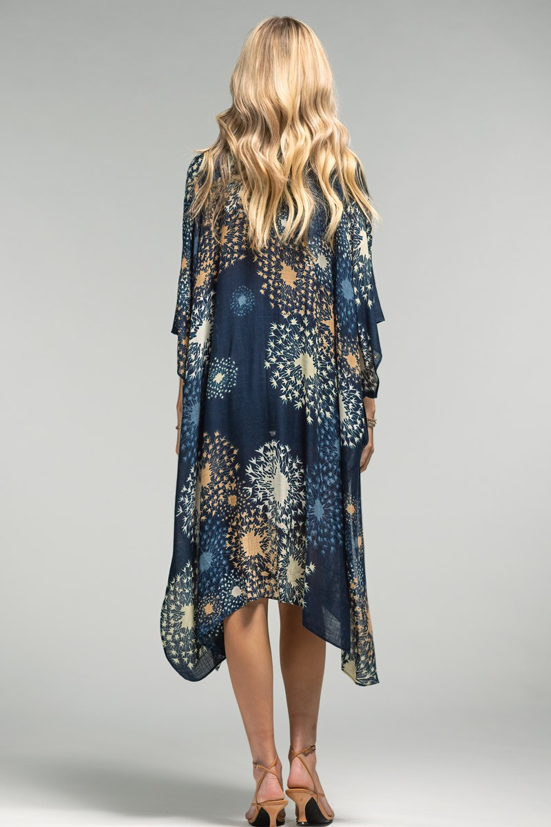 Dandelion Floral Kimono  hi